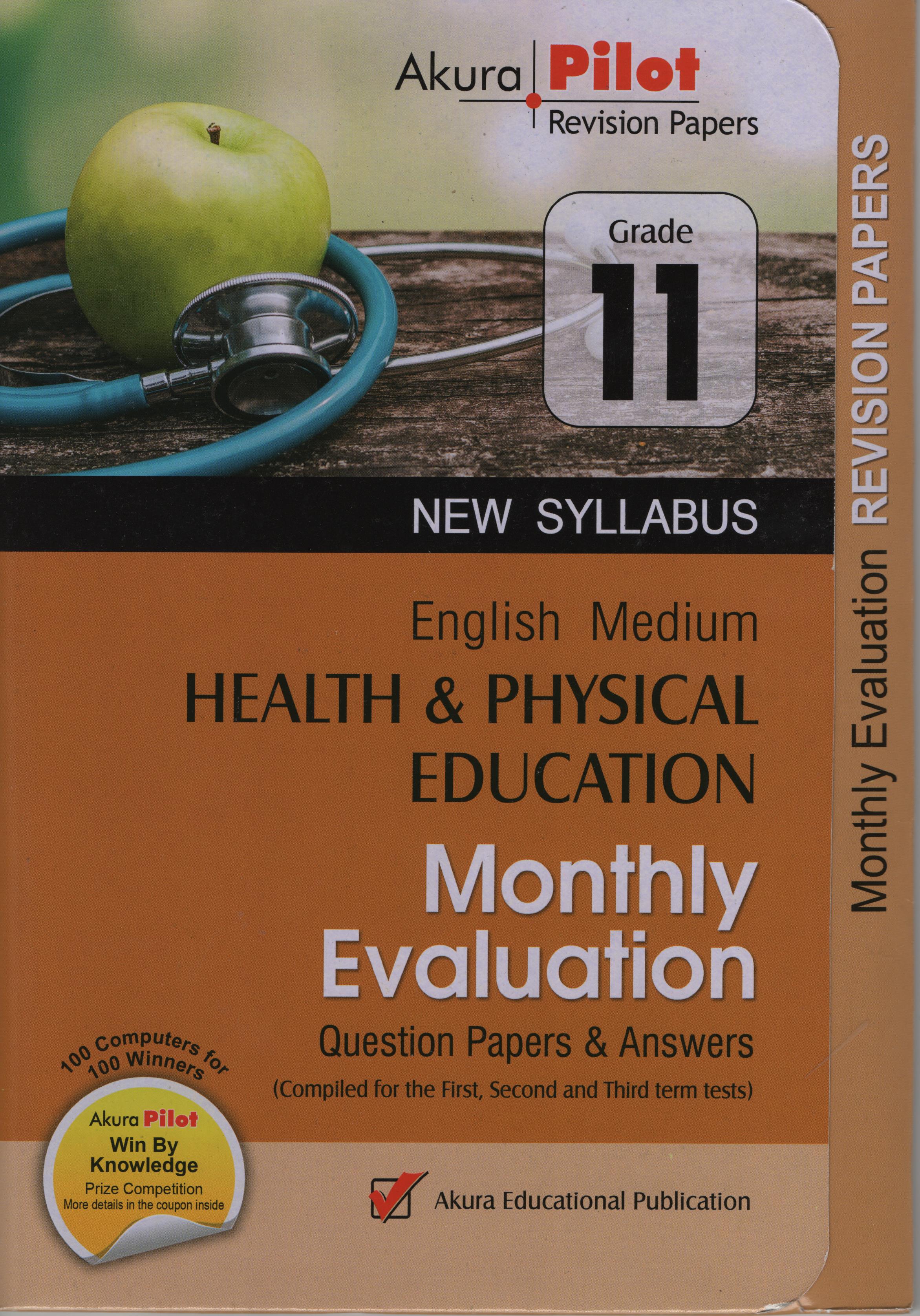 Akura Health and Physical Education Monthly Evaluation Grade 11