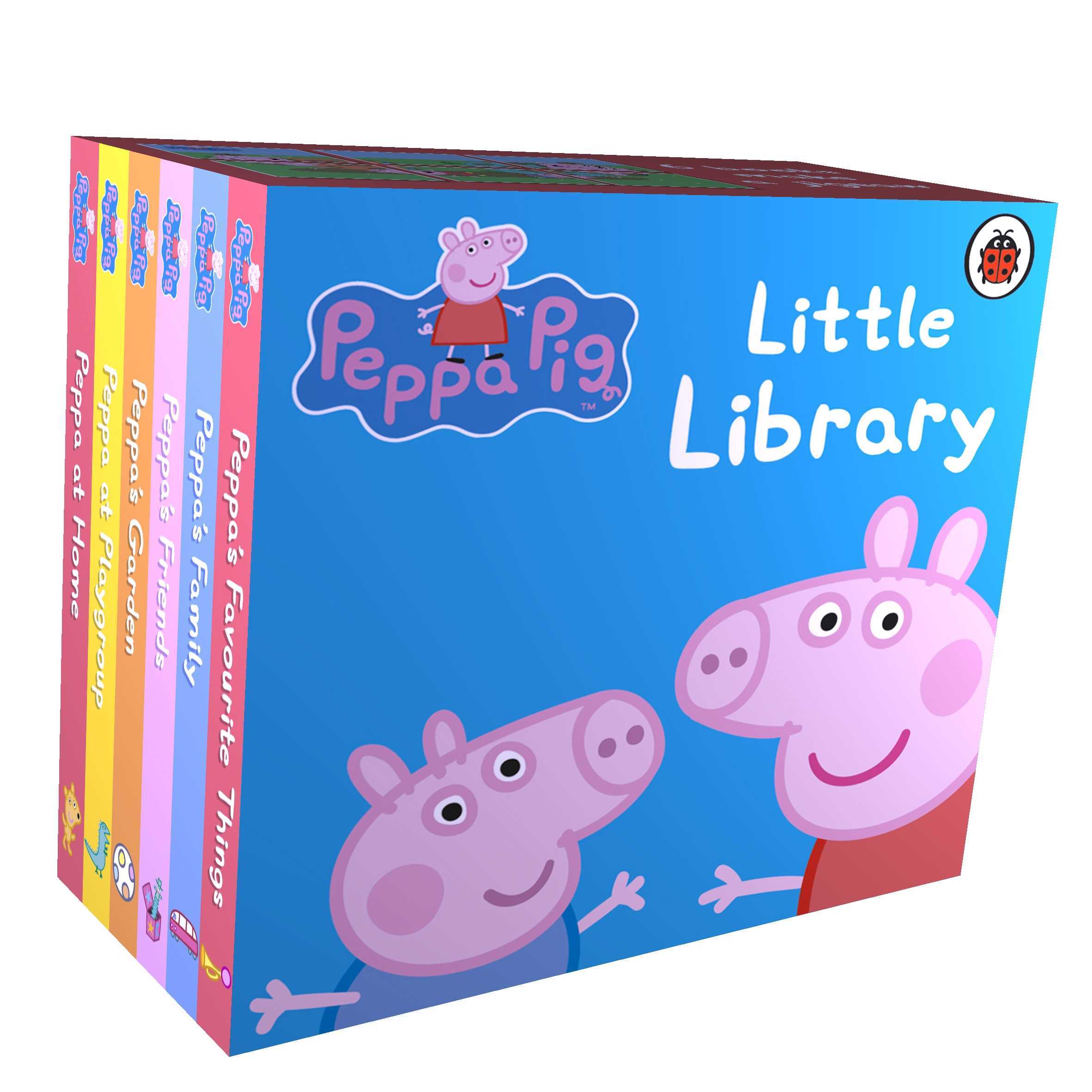 Peppa Pig Little Library ( 6 Board Book Set )