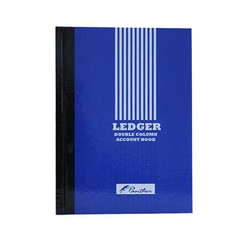 Panther Ledger Double Column Account Book 240 Pages