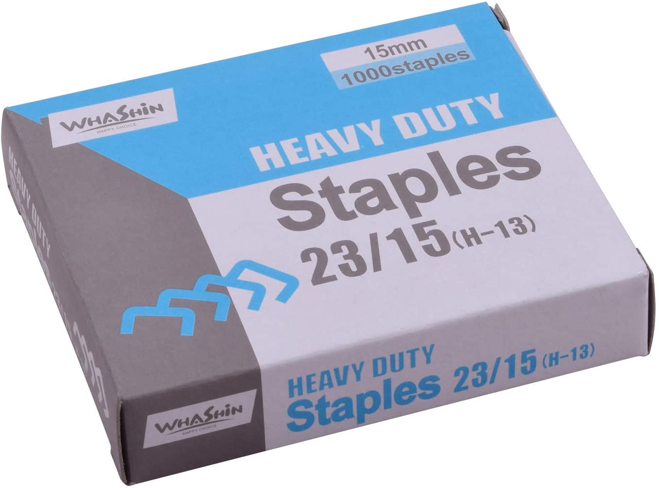 Whashin Heavy Duty Staples 23/15(H-13) 15mm 1000 Staples Pack