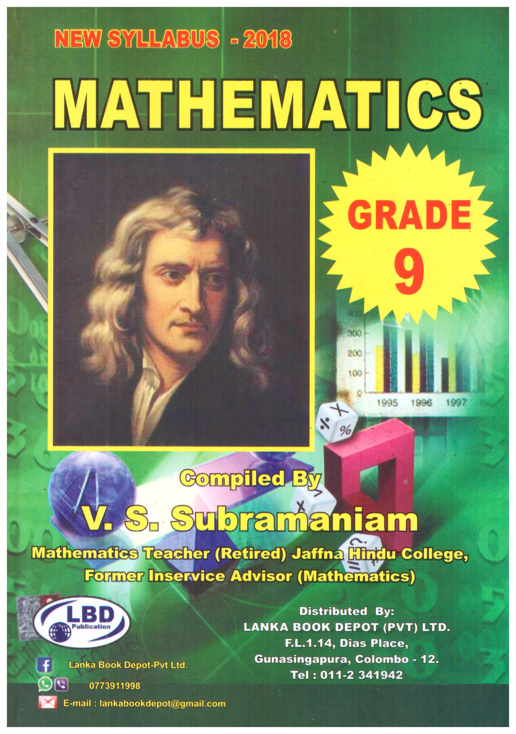 Mathematics Grade 9 New Syllabus 2018