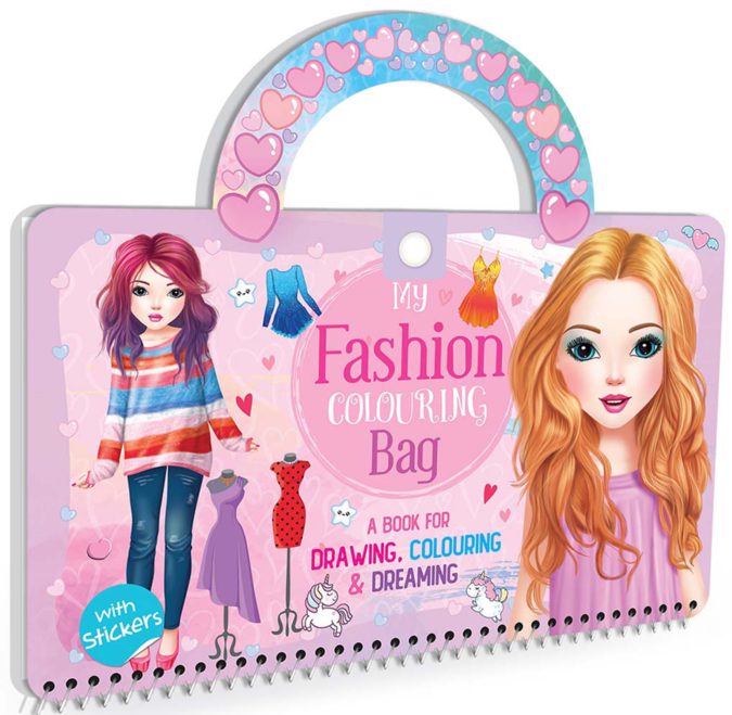 My Fashion Colouring Bag With Stickers