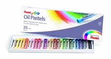 Pentel Oil Pastels 25 Colours
