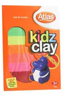 Atlas Kidz Clay Non Toxic 3+ 110g