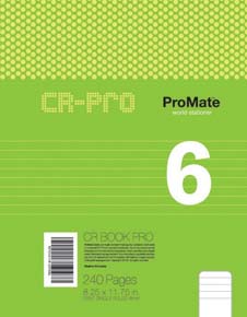 Promate Feint Single Ruled CR-Pro A4 240 pgs