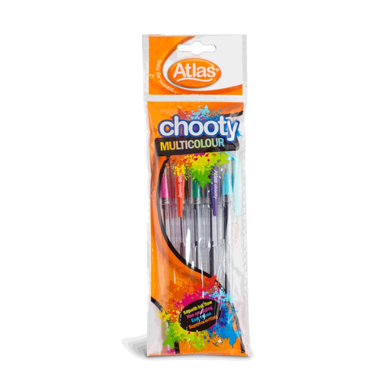 Atlas Chooty T Multicolour Pen Packet