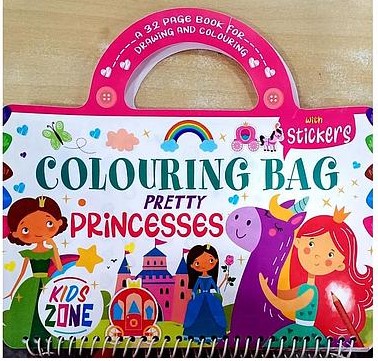Colouring Bag Pretty Princesses With Stickers