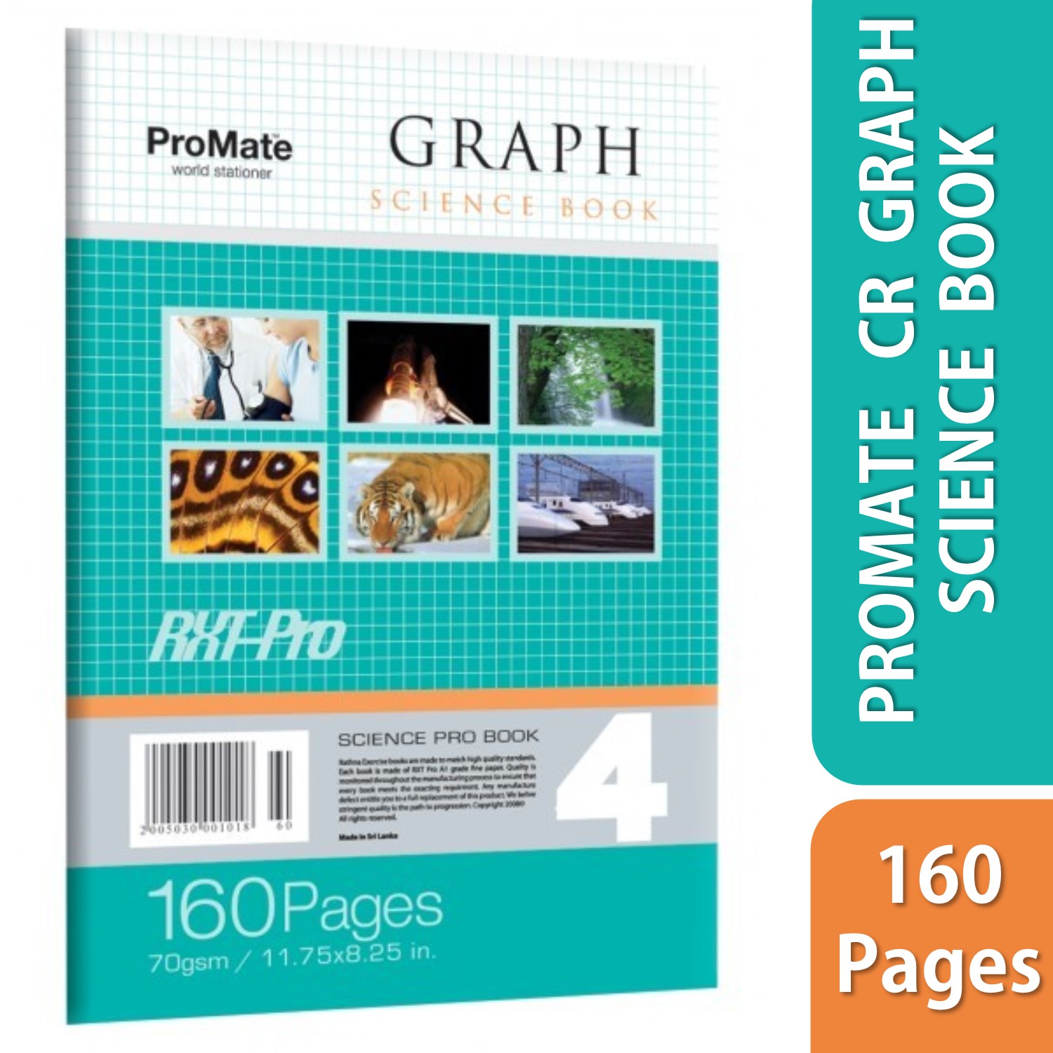 Promate Graph Science Book 160 Page CR Book