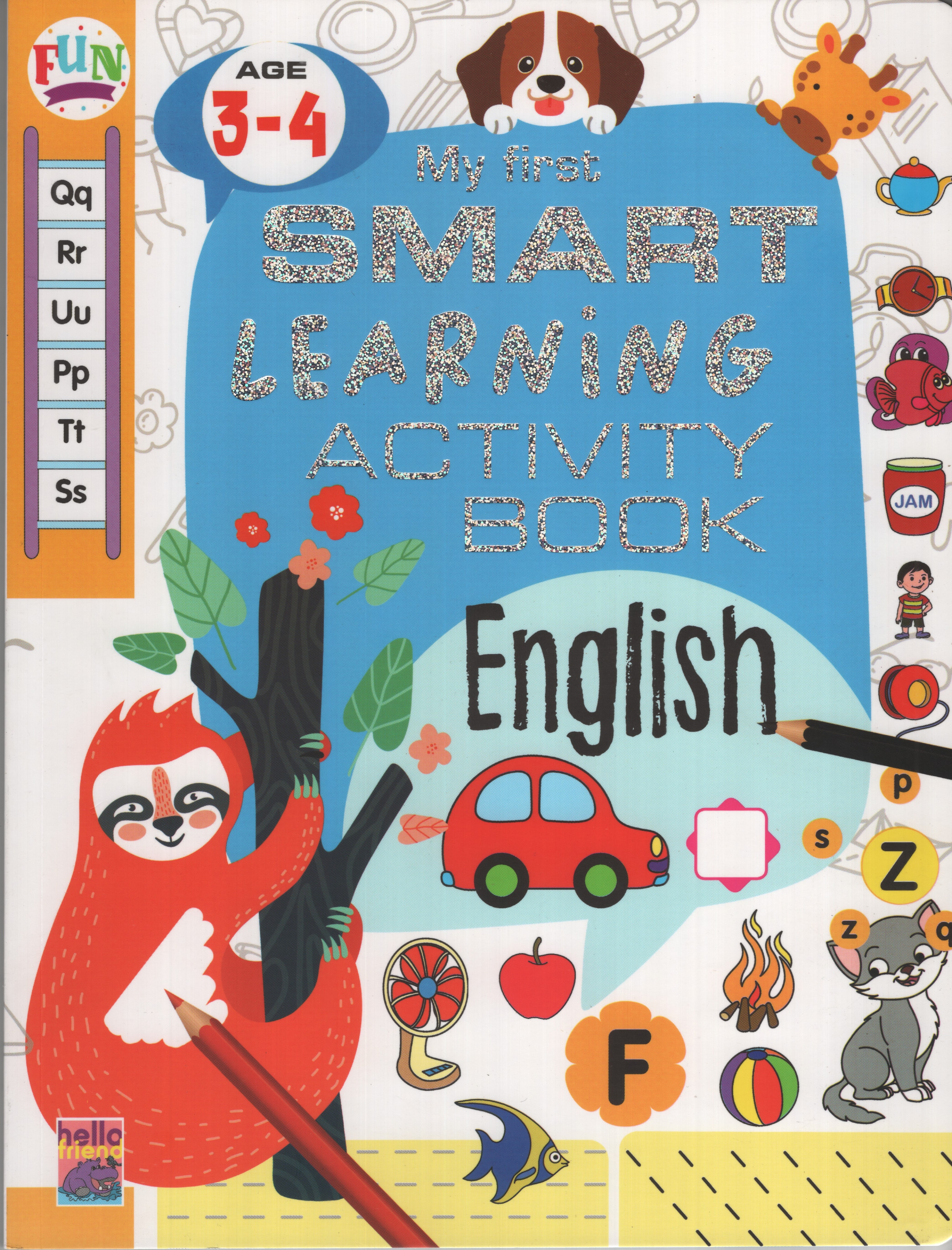 My First Smart Learning Activity Book English Age 3-4
