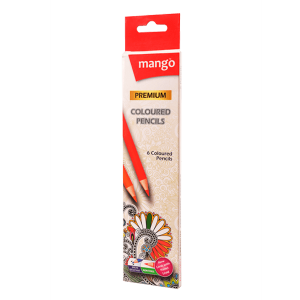 Mango Premium 6 Coloured Pencil 