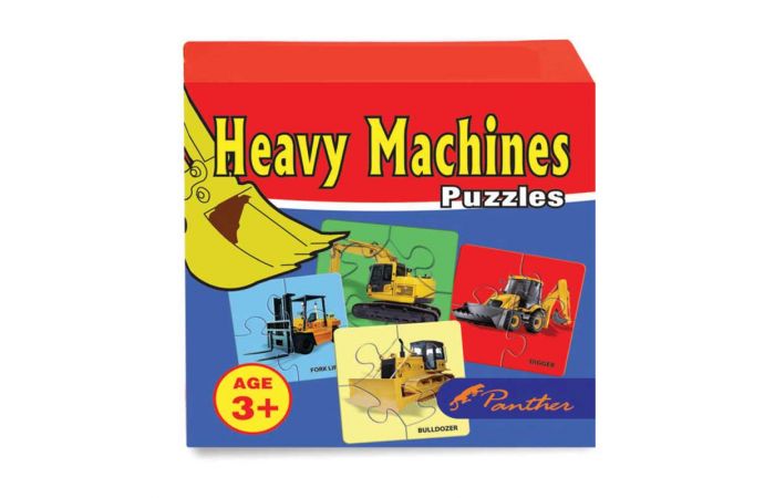 Heavy Machines Puzzles Age 3+
