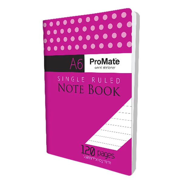 Promate A6 Note Book 120 Pages