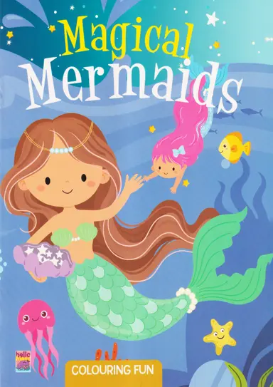 Magical Mermaids Colouring Fun