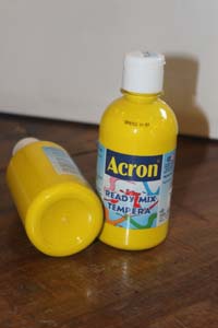Acron Ready Mix Tempera Bottle Brilliant Yellow 285ml