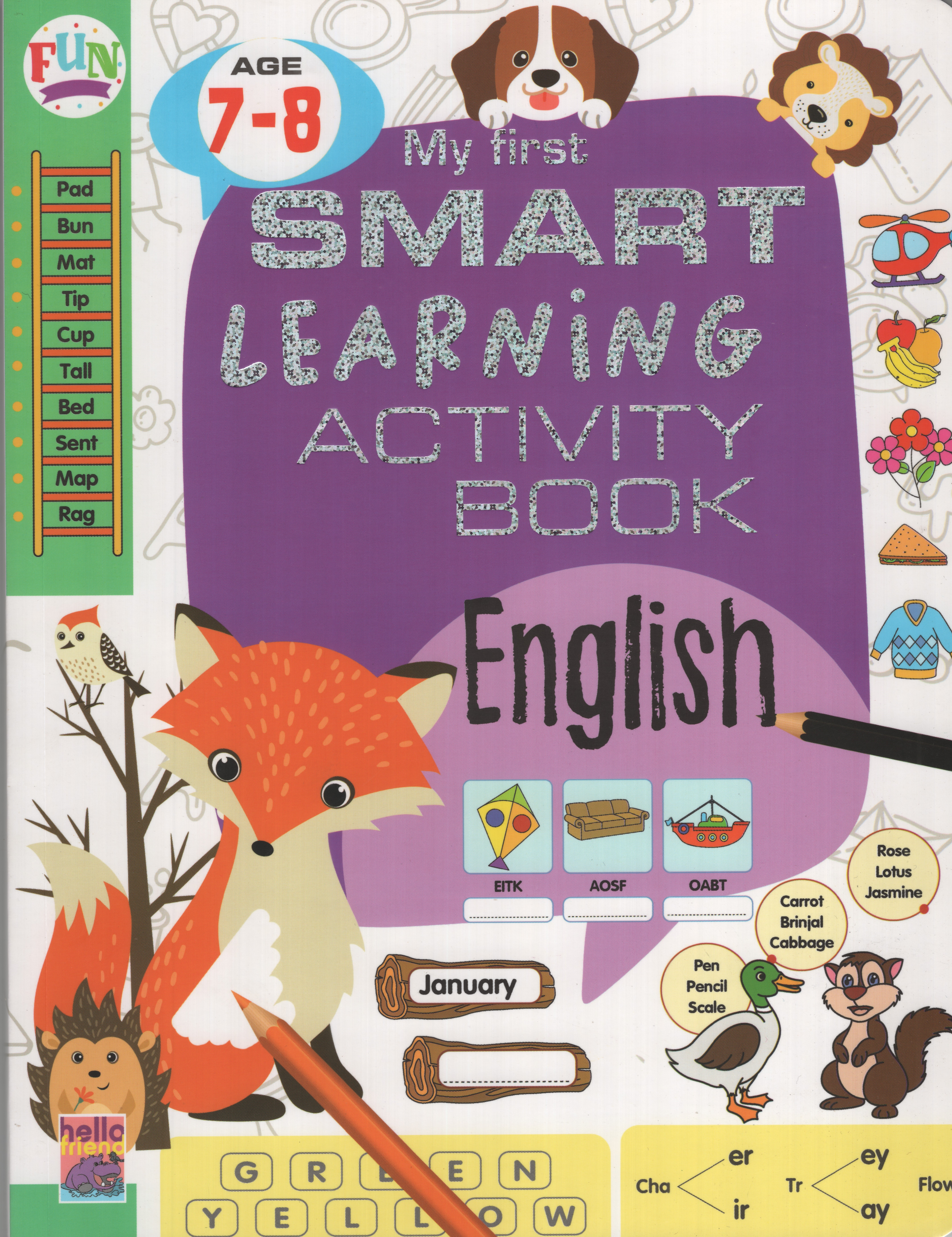 My First Smart Learning Activity Book English Age 7-8