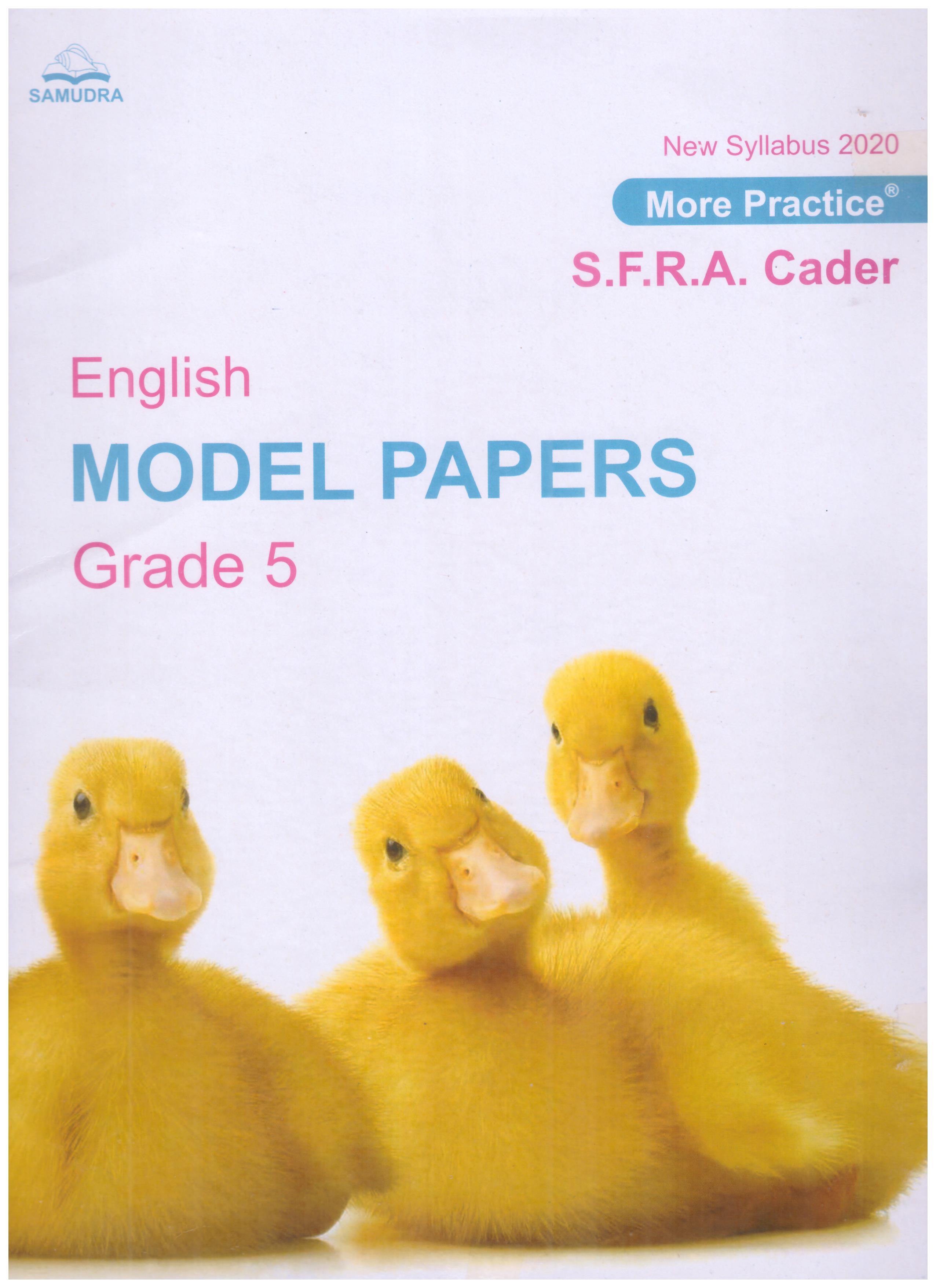 English Model Papers Grade 5 (New Syllabus 2020)