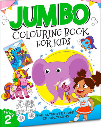Jumbo Colouring Book for Kids 2