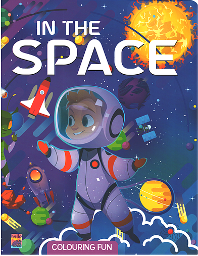 In The Space Colouring Fun