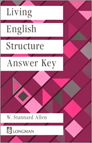 Living English Structure Answer Key
