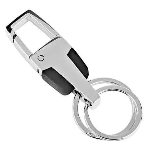 Steel Key Tag Double Ring 