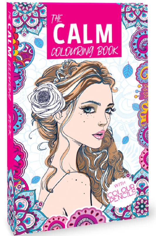 The Calm Colouring Book With Colour Pencils