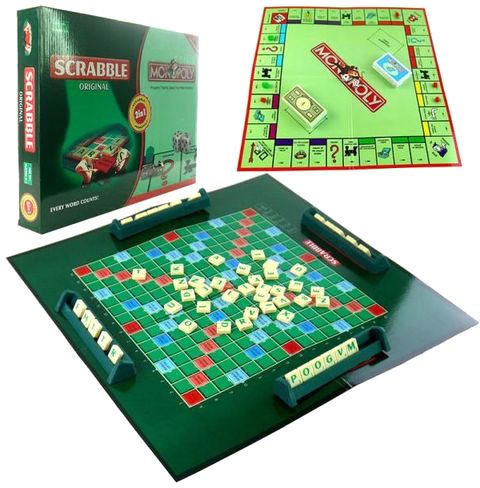 Scrabble Original 2 in 1 Monopoly NO.168