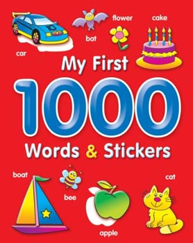 My First 1000 Words & Stickers - English