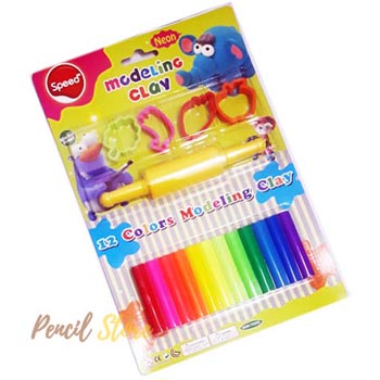 Speed Kids 12 Colors  Modeling Clay