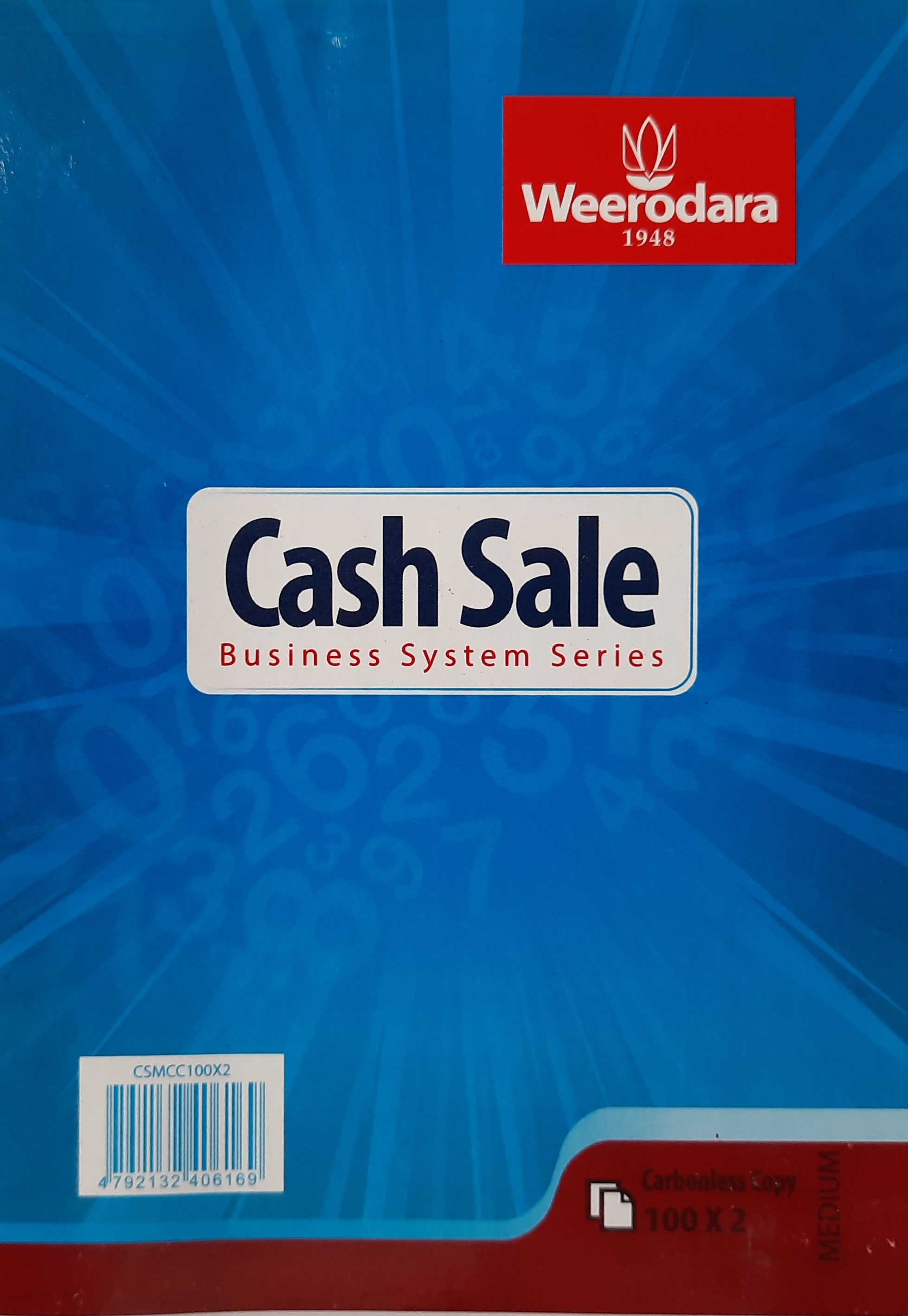 Weerodara Cash Sale Carbonless Copy 100x2 (Medium)