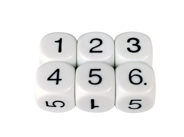 Dice Number Small 