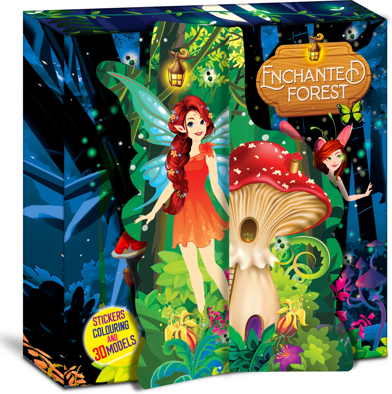 Enchanted Forest Stickers Colouring and 3D Models
