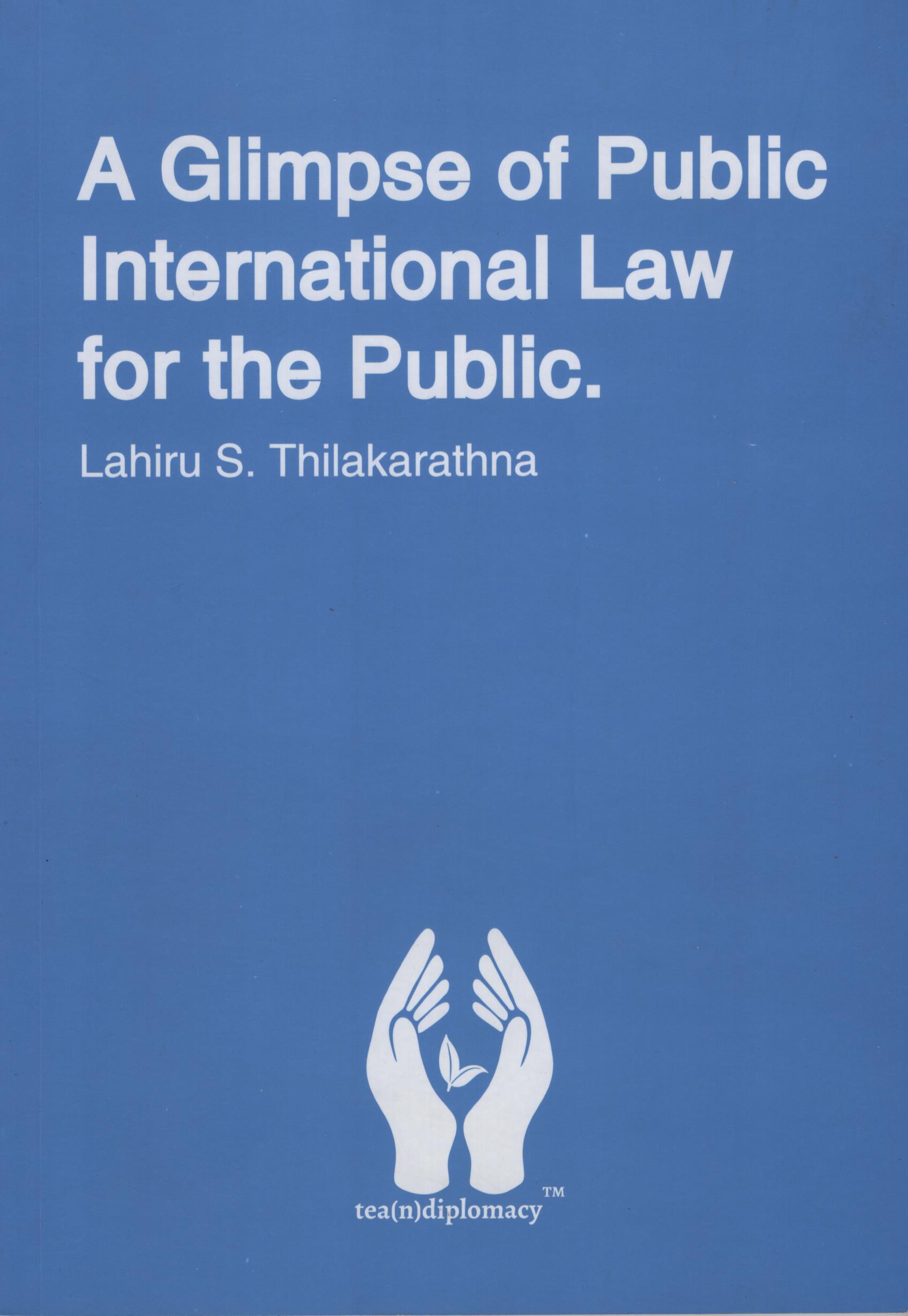 A Glimpse Of Public International Law For The Public