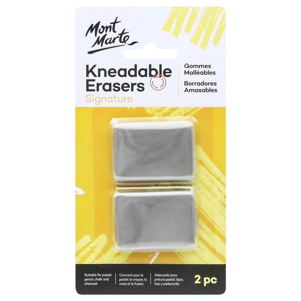 Mont Marte Signature Kneadable Eraser 2 Pc