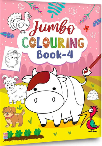 Jumbo Colouring Book 4 