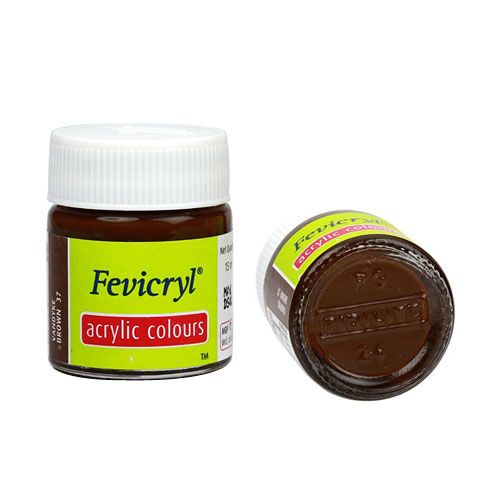 Fevicryl Acrylic Colours Fabric Painting Vandyke Brown 37