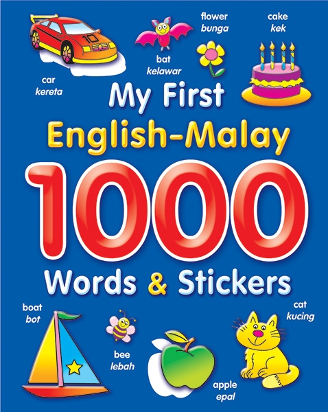 My First English - Malay Words and Stickers