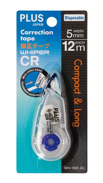 Correction Tape Whiper CR 12mm ( Blue )