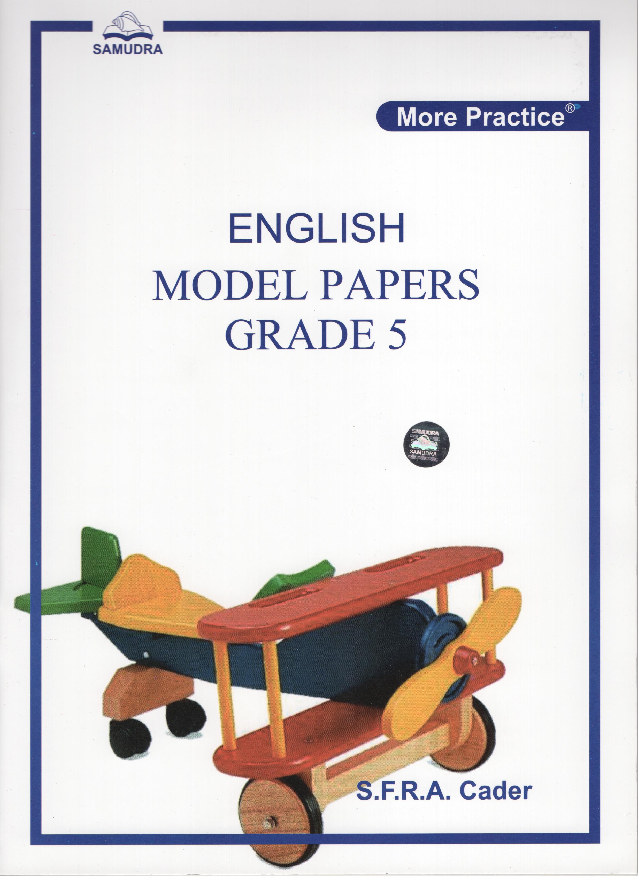 More Practice English Model Papers Grade 5