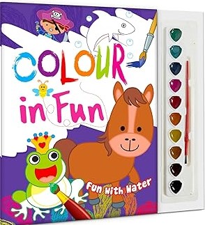 Colour in Fun Purple Book