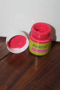 Fevicryl Acrylic Colours Fabric Painting Pink 18