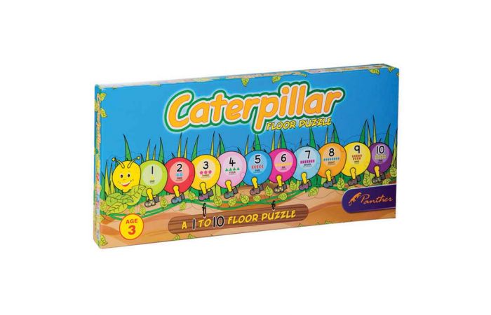 Panther Caterpillar Floor Puzzle Set