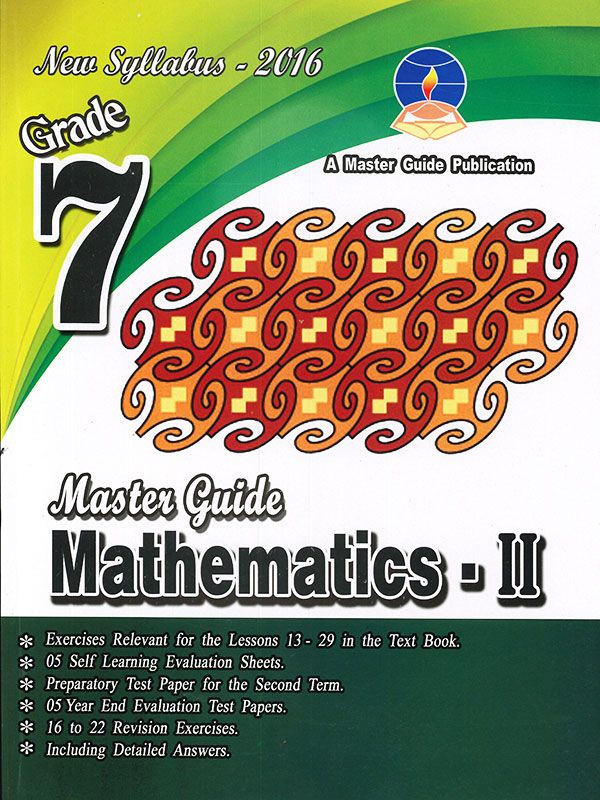 Master Guide Grade 7 Mathematics - II ( New syllabus 2016 ) 