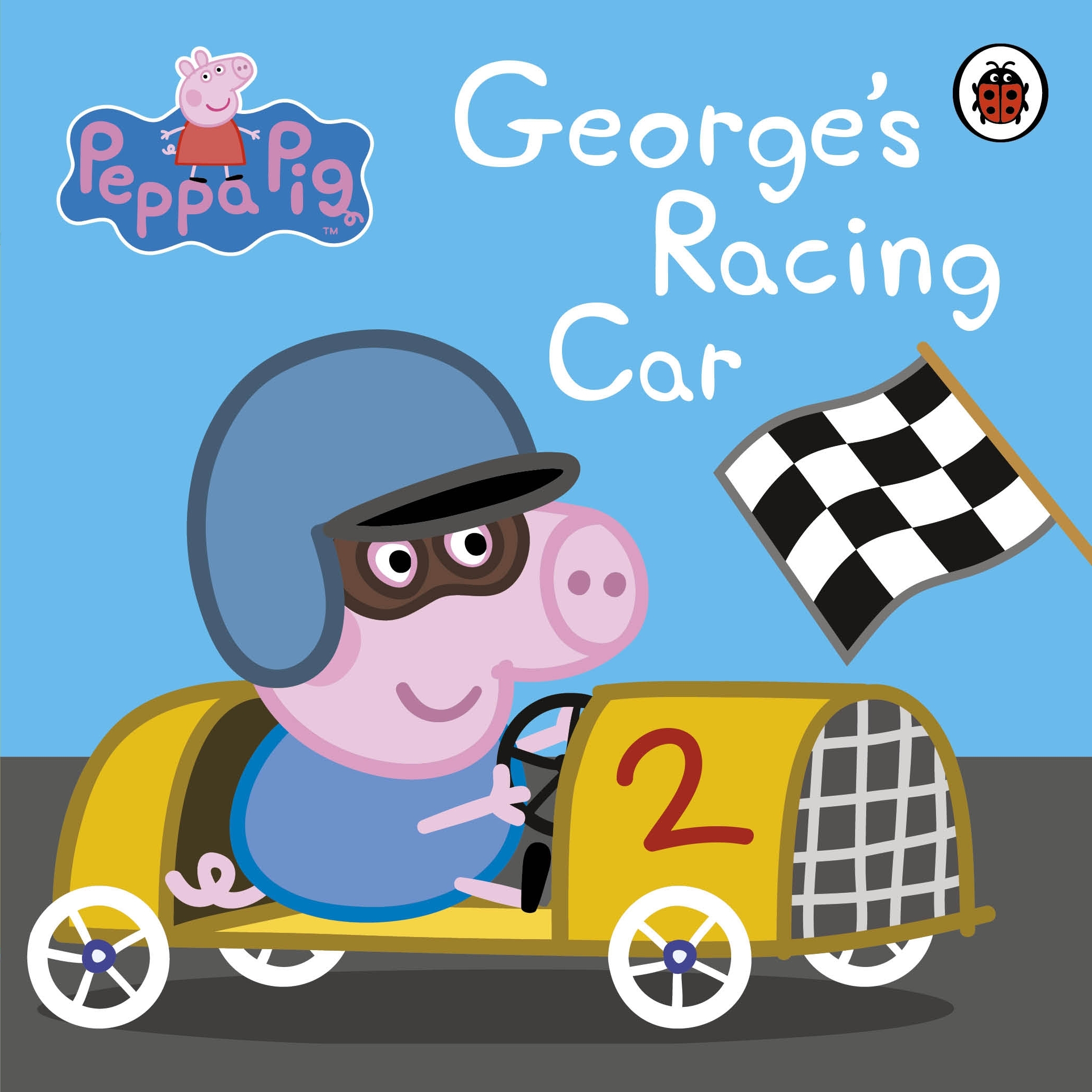 Peppa Pig George's Racing Car (Board Book)