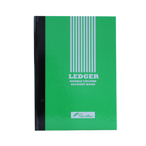 Panther Ledger Double Column Account Book 600 Pages