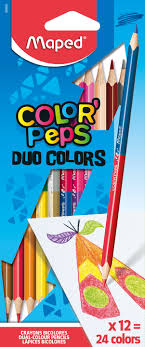 Maped Duo Color'Peps 12=24 Colors