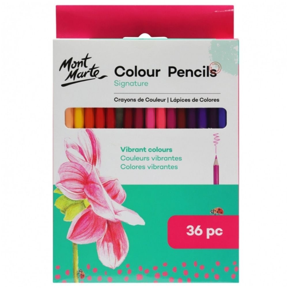 Mont Marte Signature 36 Pcs Colour Pencils