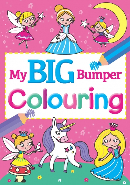 My Big Bumper Colouring (Pink Book)
