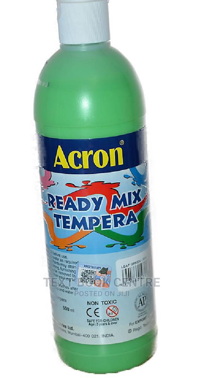 Acron Ready Mix Tempera Bottle Leaf Green-R09 