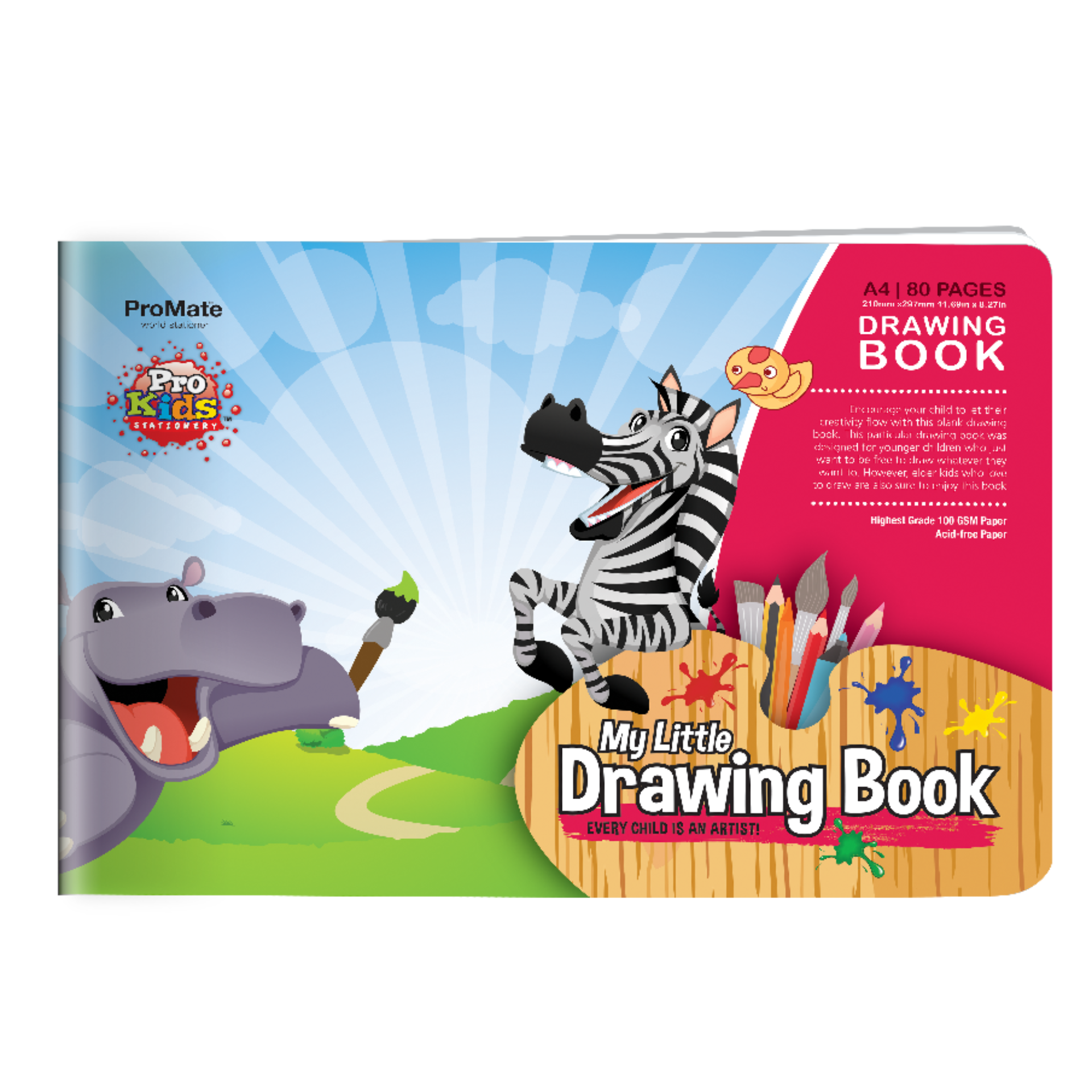 ProKids My Little Drawing Book A4 80 Pages 