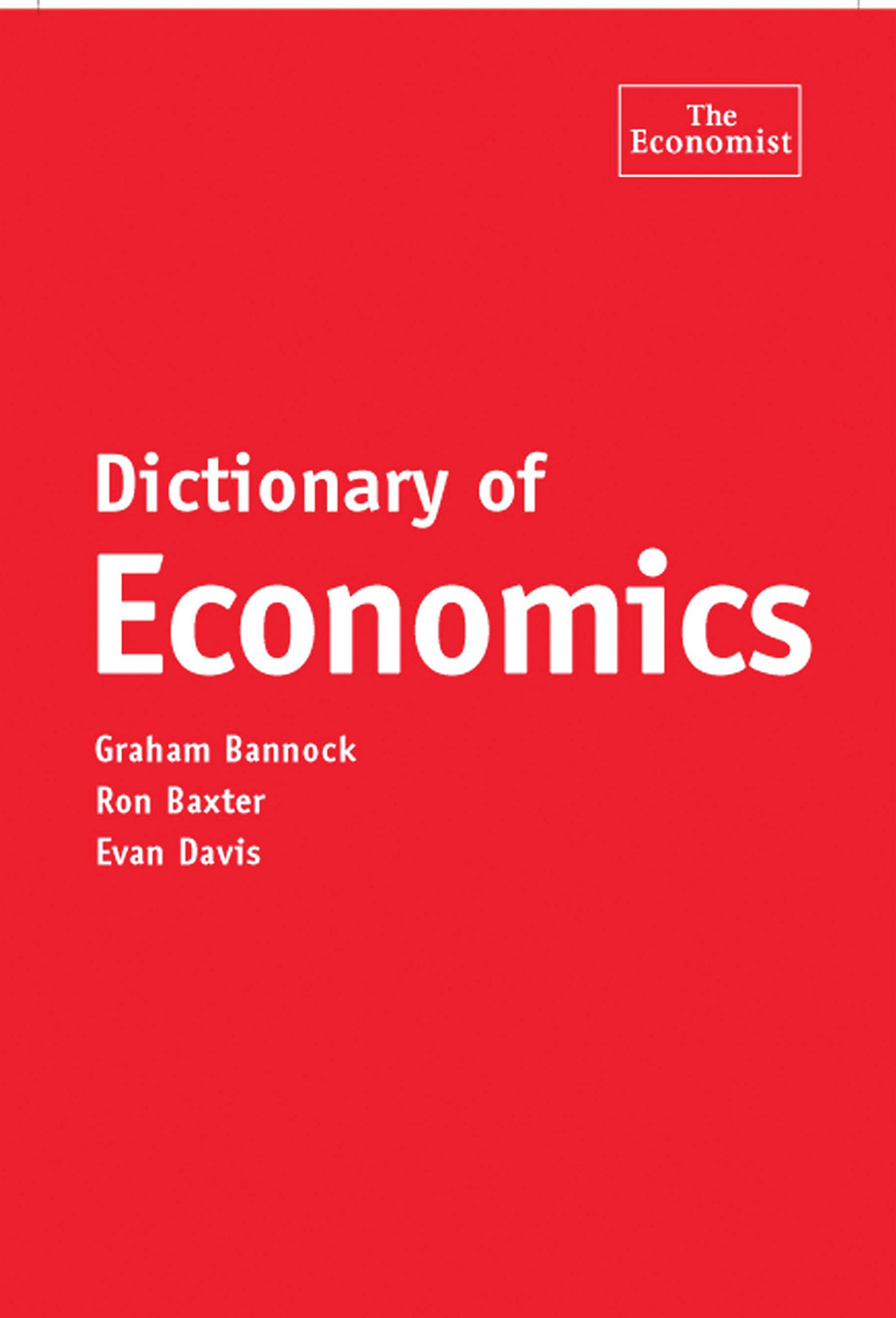 The Economist: Dictionary of Economics [HB]